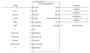 UDFB StepRefPulse: LD example